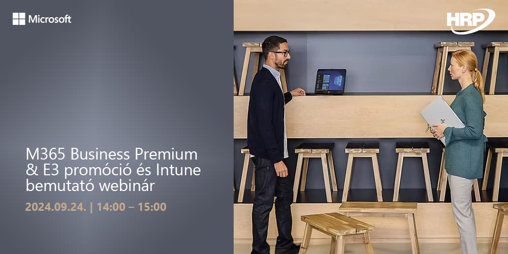 M365 Business Premium & E3 promóció és Intune bemutató webinár